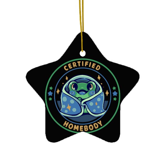 Certified Homebody Ceramic Ornaments