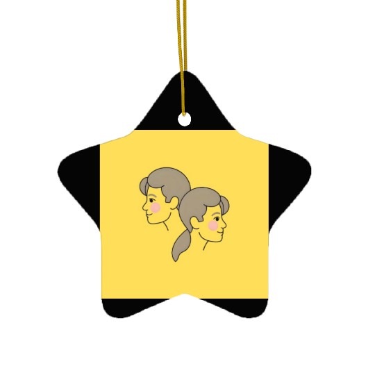 Serenity Star Signs - Gemini Ceramic Ornaments