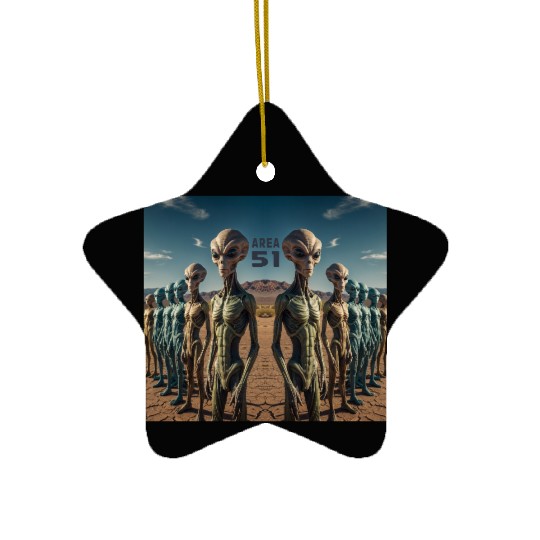 Area 51 Ceramic Ornaments