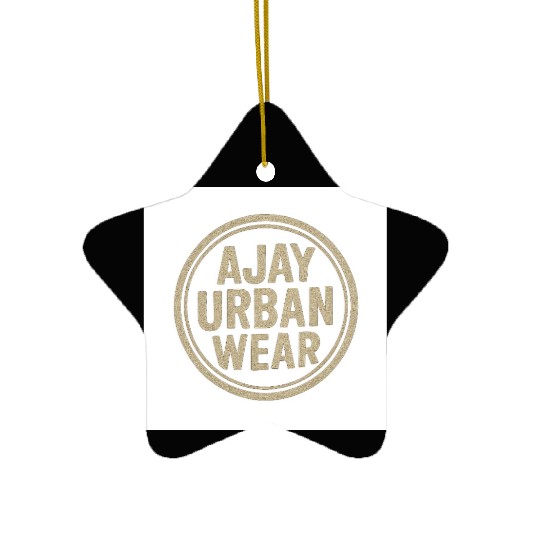 Stamped Urban: Ajay Urban Seal Ceramic Ornaments