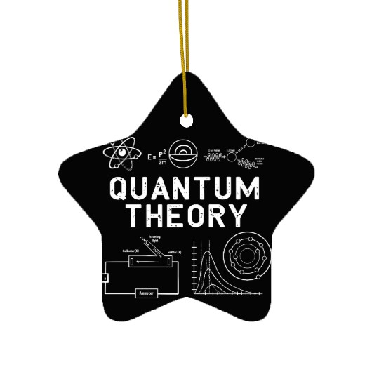 Quantum Mechanics Physics Teacher Ceramic Ornaments