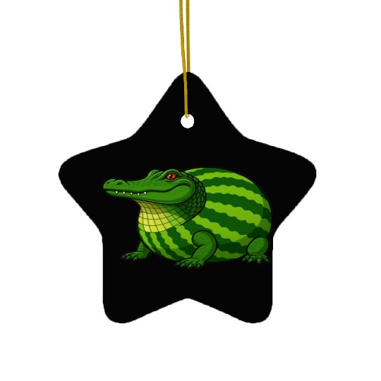 Glorbo Fruttodrillo Italian Brainrot Art Ceramic Ornaments