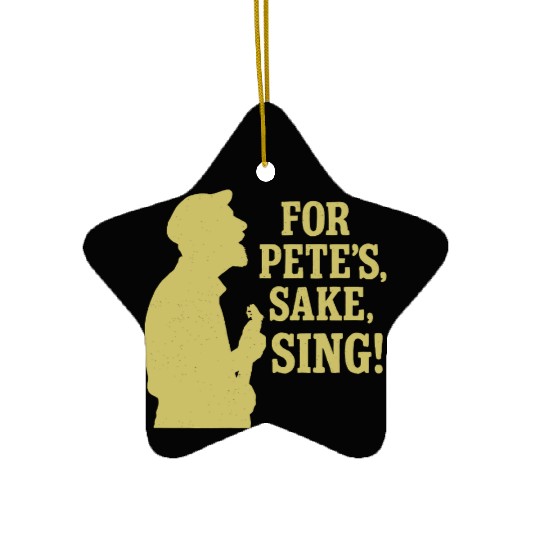 For Pete's Sake, Sing! Ceramic Ornaments