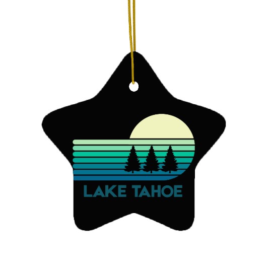 Lake Tahoe California Ceramic Ornaments