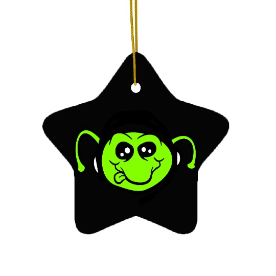 Caterpillar Gamer headset Nerd Alien headphones Ceramic Ornaments