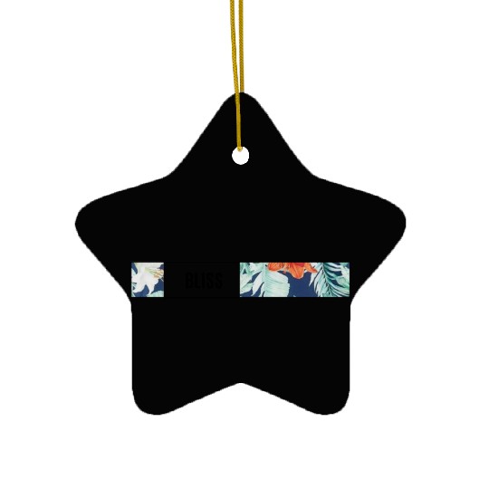 Tropical Botanical Bliss Ceramic Ornaments