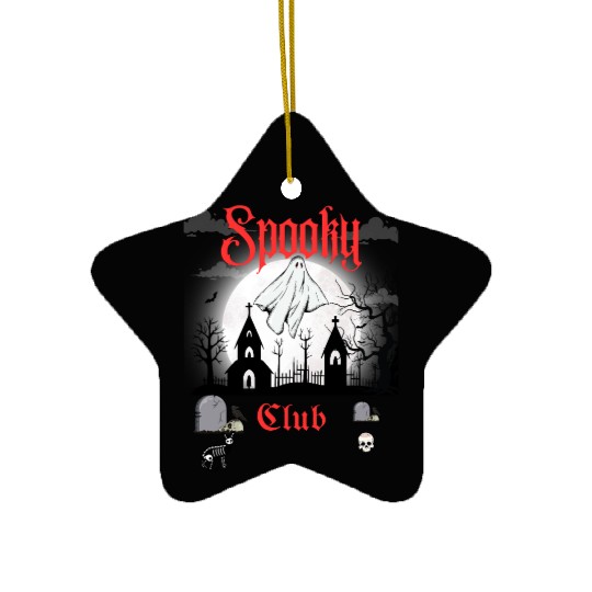 Spooky Club – Gothic Graveyard V Ceramic Ornaments