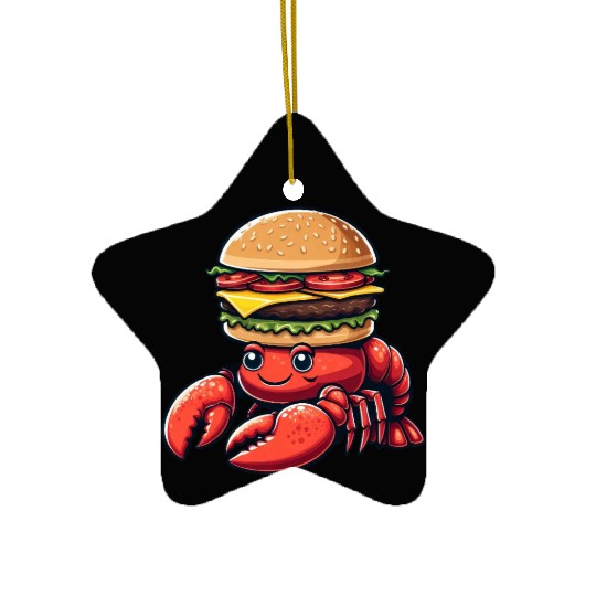 Happy cartoon pineapple sweet tropical summer Ceramic Ornaments