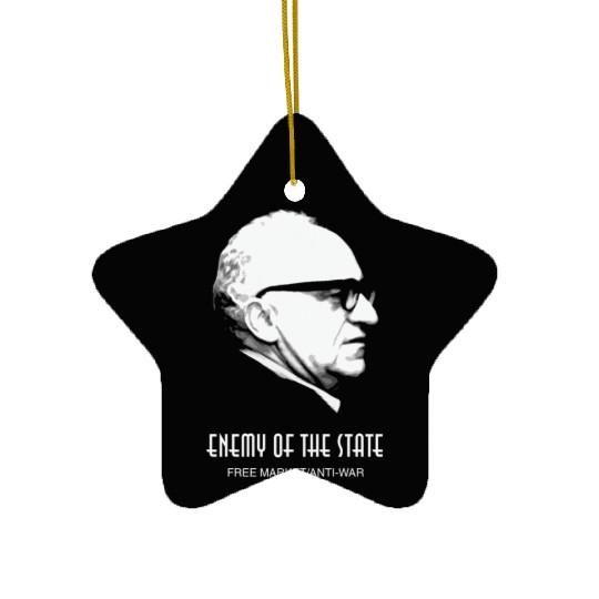 Freedom Liberty Capitalism Libertarian Anarchy Ceramic Ornaments