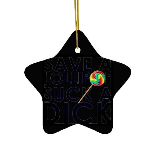 Save A Lollipop Ceramic Ornaments