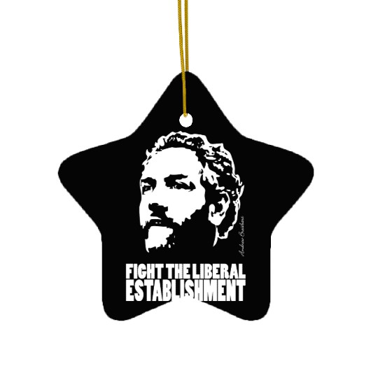 Breitbart - Fight the Liberal Establishment - Ceramic Ornaments