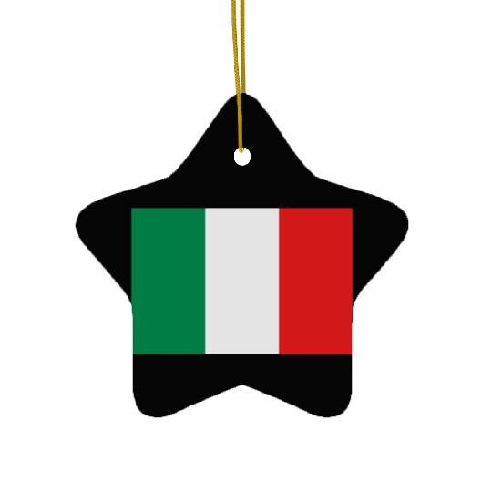 Italian flag Ceramic Ornaments