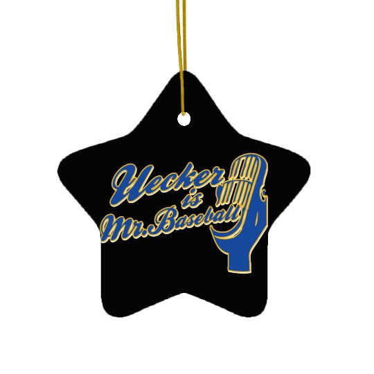 Ueck Uecker Milwaukee Mr. Baseball Ceramic Ornaments
