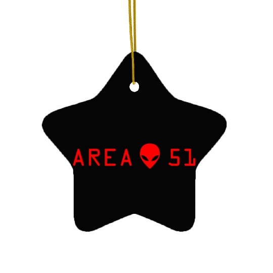 area 51 Ceramic Ornaments