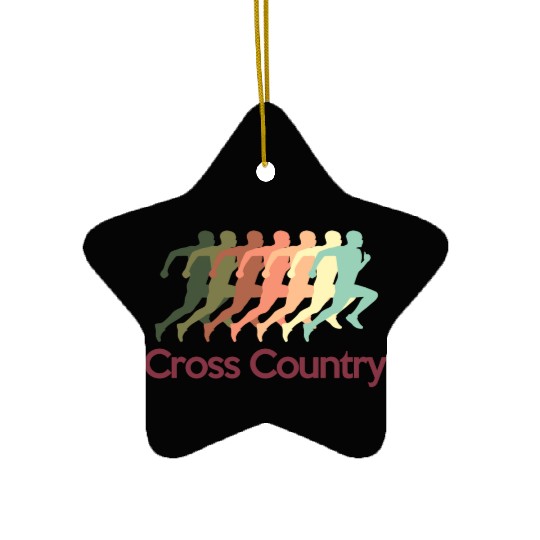 cross_country Ceramic Ornaments