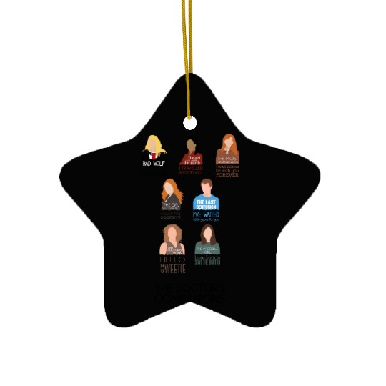 Doctor Who Companions (alternate version) Ceramic Ornaments