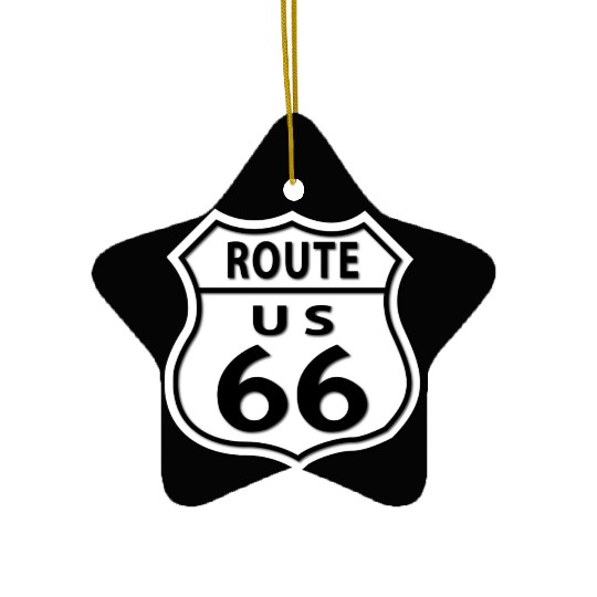 Route 66 Ceramic Ornaments