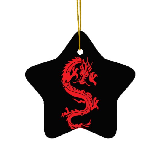 CHINESE DRAGON MMA Ceramic Ornaments