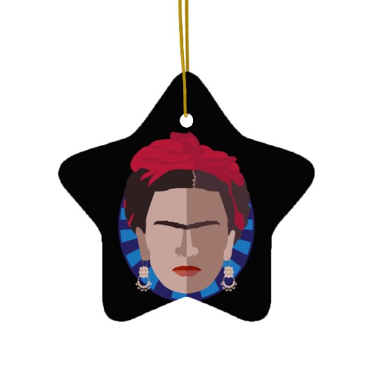 TGIF | Thank God it's Frida Kahlo Ceramic Ornaments