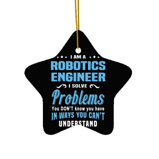 Robotics Engineer Ceramic Ornaments