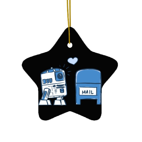 Funny Star Wars r2d2 comic Ceramic Ornaments