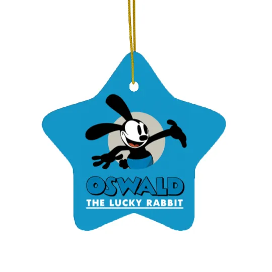 Disney Oswald the Lucky Rabbit vintage Ceramic Ornaments, Disney Oswald Ceramic Ornaments