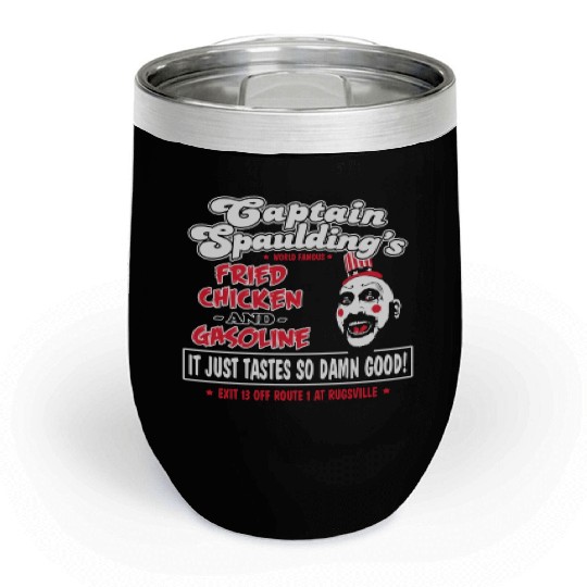 Funny captain spaulding for president Chill Wine Tumblers