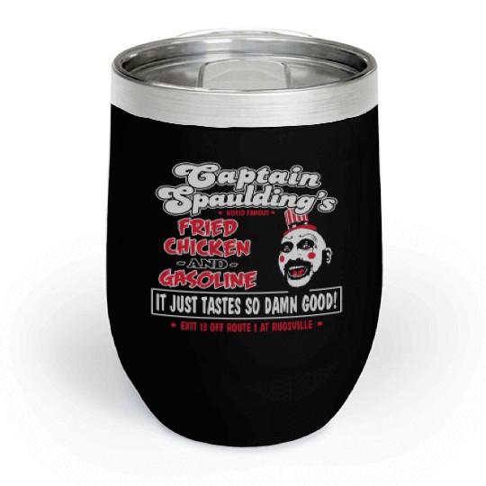 Funny captain spaulding for president Chill Wine Tumblers
