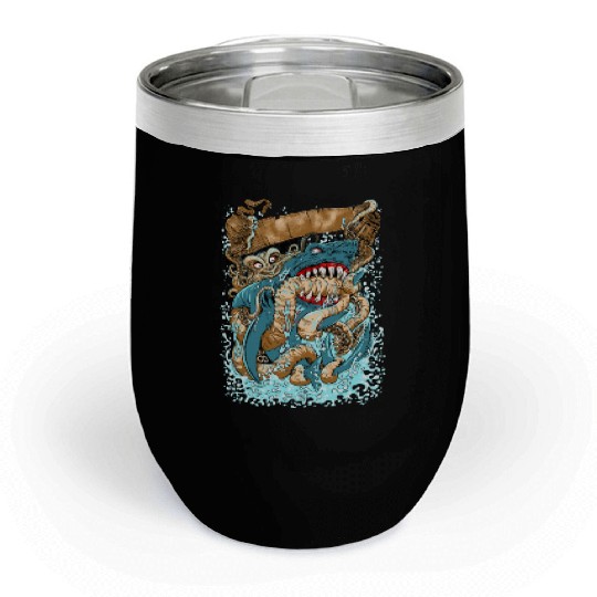 OCTOPUS v SHARK Chill Wine Tumblers