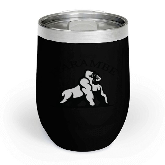 RIP Harambe Chill Wine Tumblers