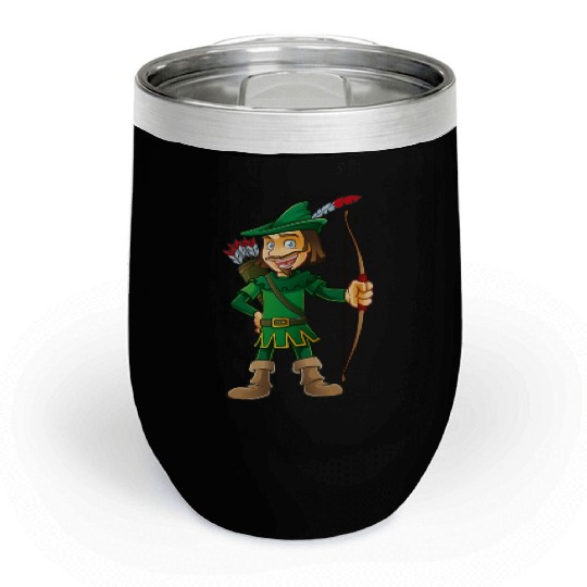 Robin Hood-arrows-bow-tale Chill Wine Tumblers