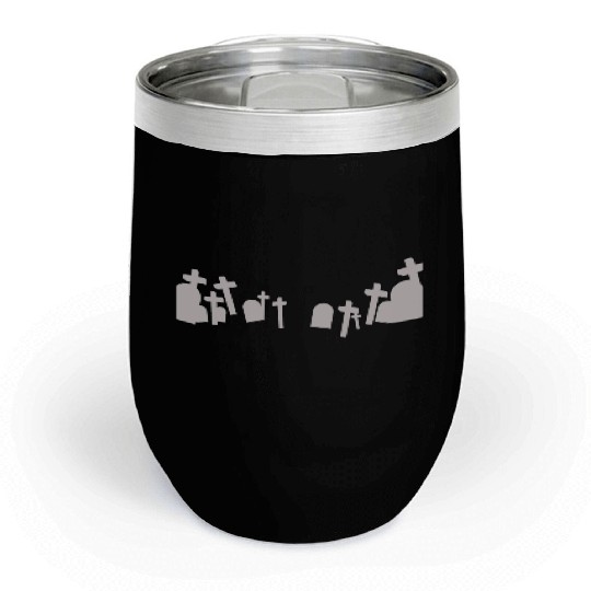 Graveyard Chill Wine Tumblers