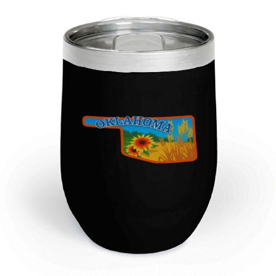 Oklahoma Chill Wine Tumblers