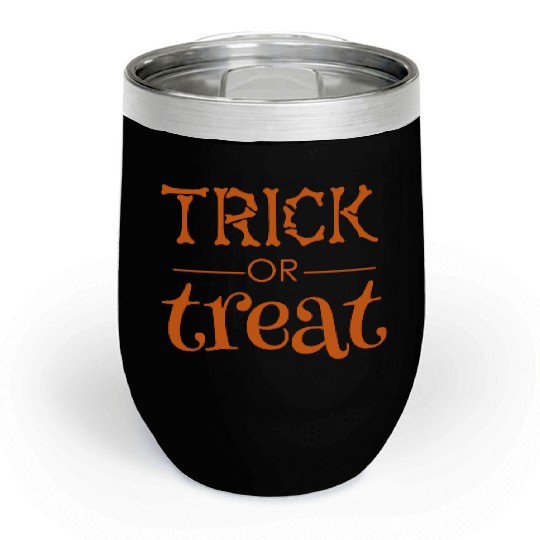 Trick Or Treat Chill Wine Tumblers