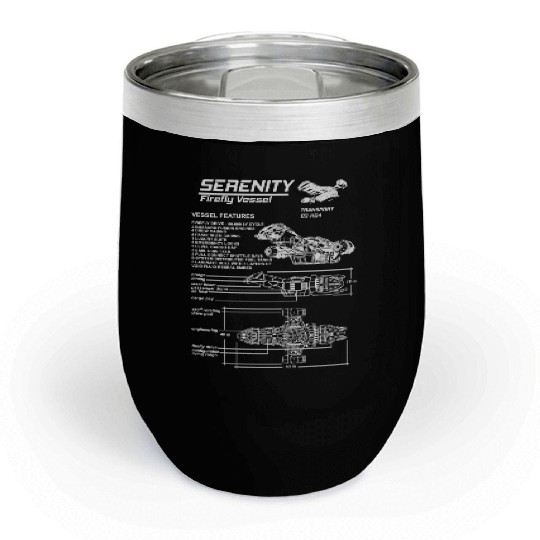 Serenity - Firefly vessel awesome Chill Wine Tumblers for fa