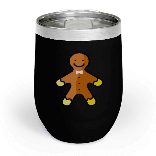 Gingerbread man Chill Wine Tumblers