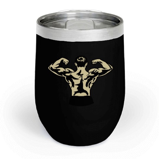 Building Muscle Chill Wine Tumblers