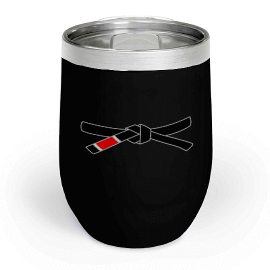 BJJ black belt Chill Wine Tumblers