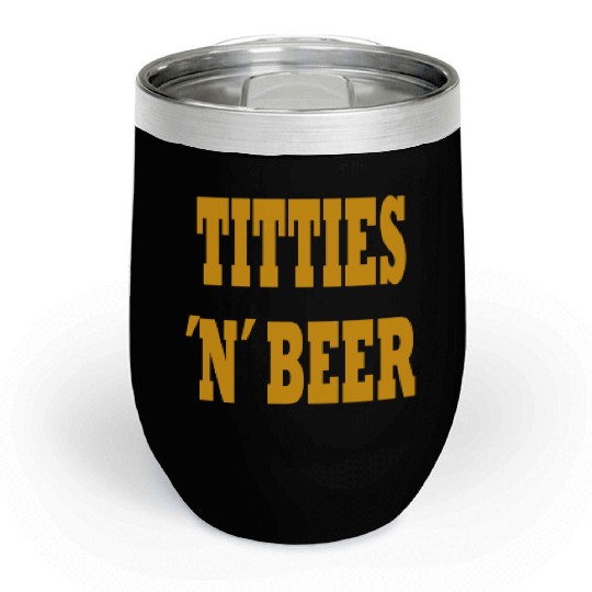 TITTIES N BEER Chill Wine Tumblers
