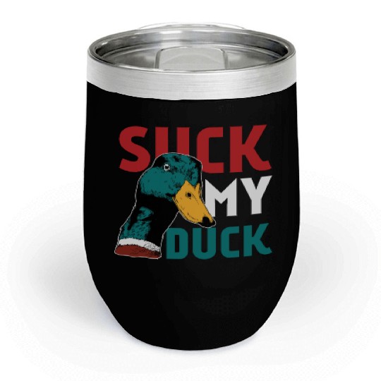 Animal Print - Suck Duck Chill Wine Tumblers