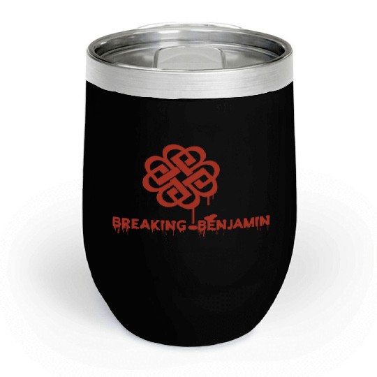 breaking benjamin band women and men lover tour ta Chill Wine Tumblers