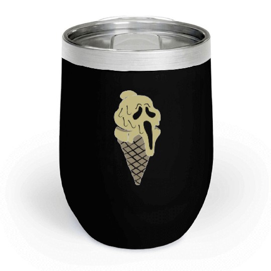 I Scream Ice Funny Chill Wine Tumblers