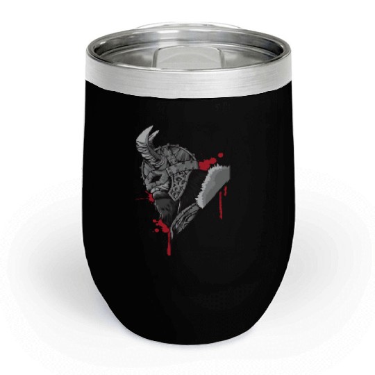 Viking Warrior | Raven Odin Valhalla Valknut Loki Chill Wine Tumblers