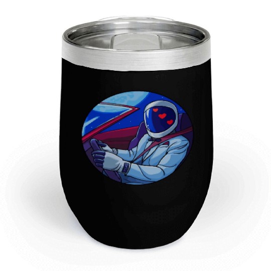 SpaceX Tesla Starman Chill Wine Tumblers