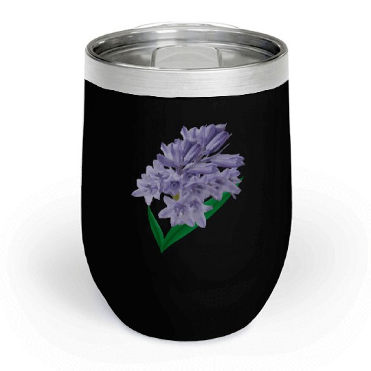 Flower Spring Bluebell Violet - Gift Idea Chill Wine Tumblers