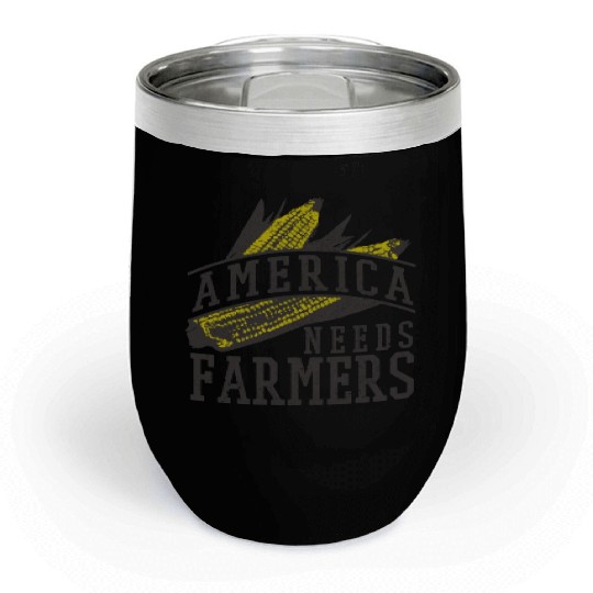 America Needs Farmers Chill Wine Tumblers
