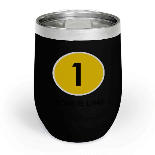 Yonge Street Subway Line Chill Wine Tumblers