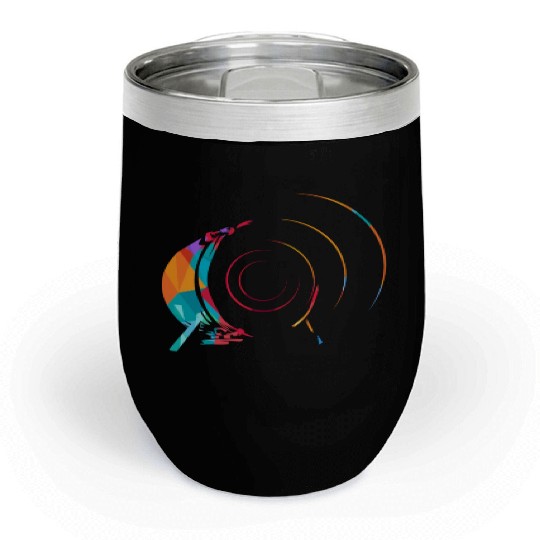 Drum n Bass Chill Wine Tumblers