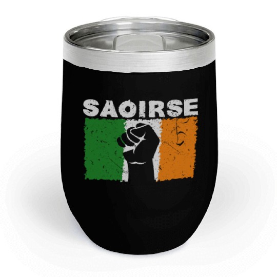 Saoirse Irish Republican Conservative Capitalist I Chill Wine Tumblers