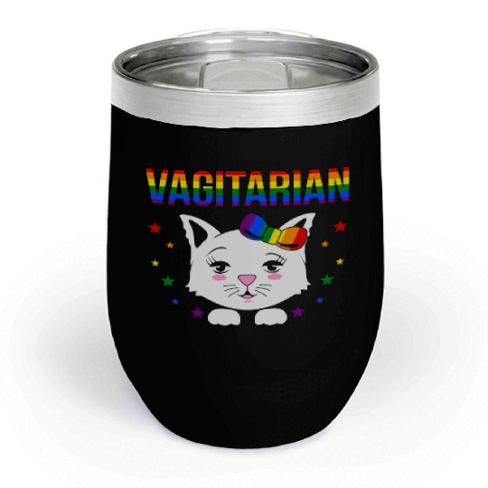 vagitarian venom Chill Wine Tumblers